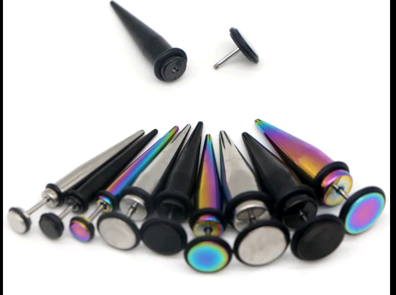 Iridescent Cheater tapers