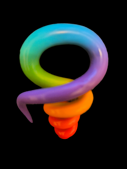 Lgbtq spiral rainbow Gauge