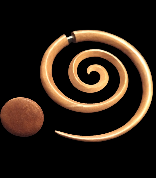 Large wood spiral